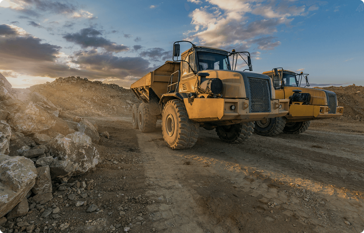 Däcklösningar för entreprenad, jordbruk och industri